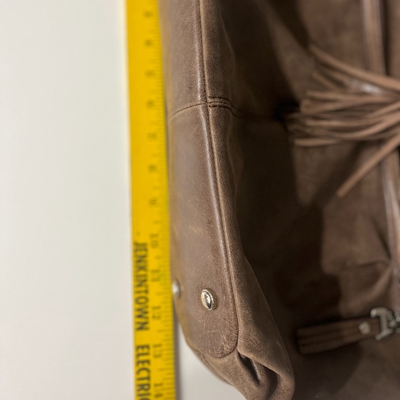 Vintage Brown Leather B. makowsky Handbag in Great Condition. - Picture 5 of 8